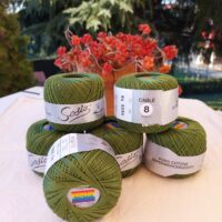 SESIA Cablé n. 8 colore 61 (verde)